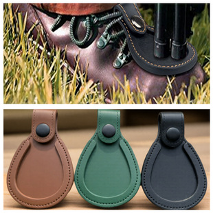Spot Outdoor Portable Gun Pad Gun Stock Suitable for Foot Protection Foot Pad Outdoor Hunting Rest Foot Pad Pu Leather