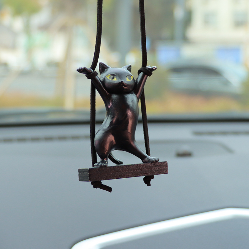 Twisted Waist Cat Car Pendant Car Interior Decoration Supplies Car Pendant Pendant Car Charms Car Supplies Batch