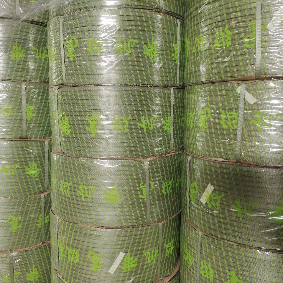 源头厂家草绿色打包带C级纸箱带手用PP回收料三分四分机打环保