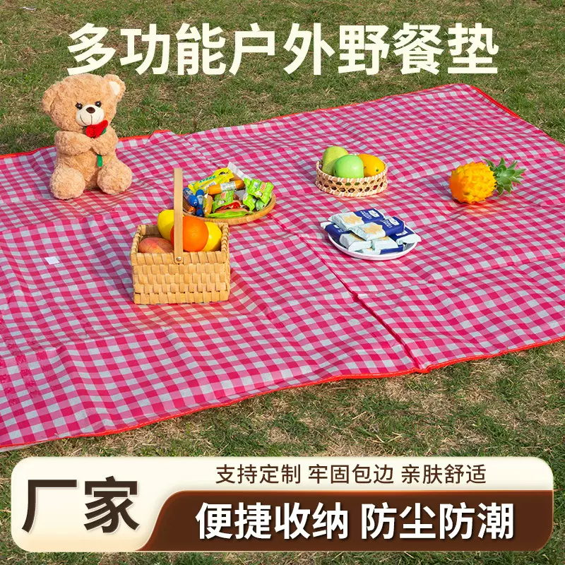 野餐垫户外防潮垫便携春游坐垫防水草坪垫子垫露营垫子户外用品