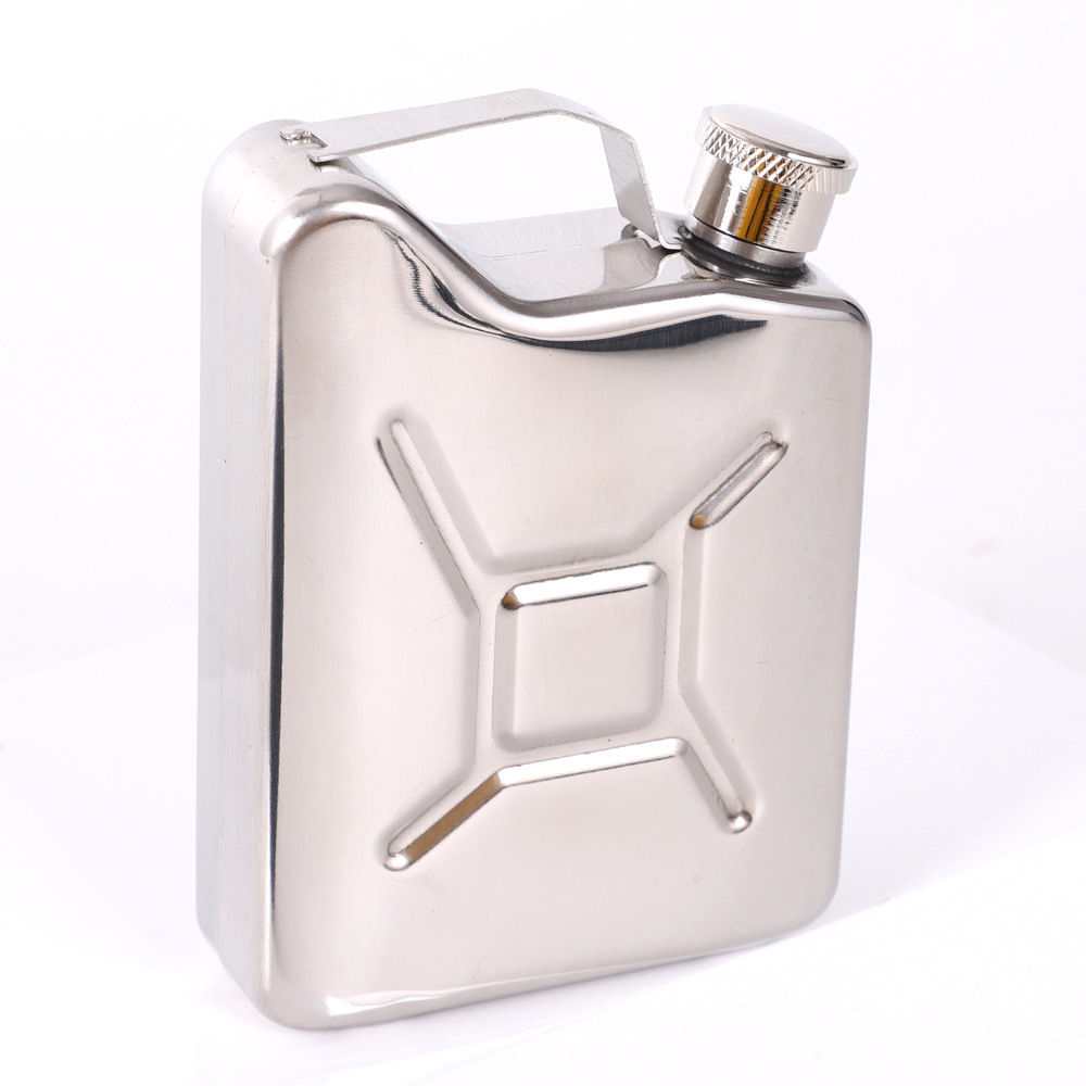 Botella de aceite y petaca de vino de acero inoxidable 304, 5 oz, portátil, pequeña, para exteriores, regalo novedoso, set de vino, transfronterizo