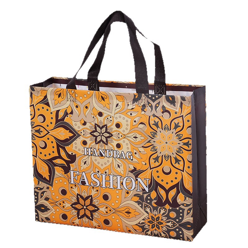Tienda de ropa no tejida bolsa de mano bolsa de regalo para ropa de embalaje ecológico compras ropa de mujer personalizada al por mayor image 6