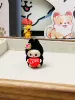 Labubu sitting posture love black