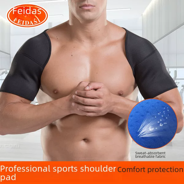 Factory Sales Basketball Weightlifting Shoulder Protection Sleeping Warm Air-conditioned Room Sports Protector Diving Material Joint Protection Shoulder Protection