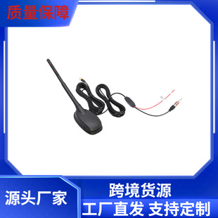 Multifunctional antenna combination GPS + FM/AM + DAB car radio amplifier antenna