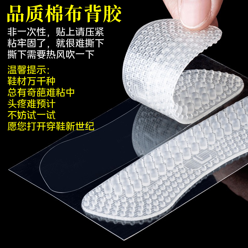 [Distribution Agency] Lanhui 4d Heel Paste Invisible Transparent Anti-drop Heel Anti-wear Foot Paste Children's Silicone Heel Paste