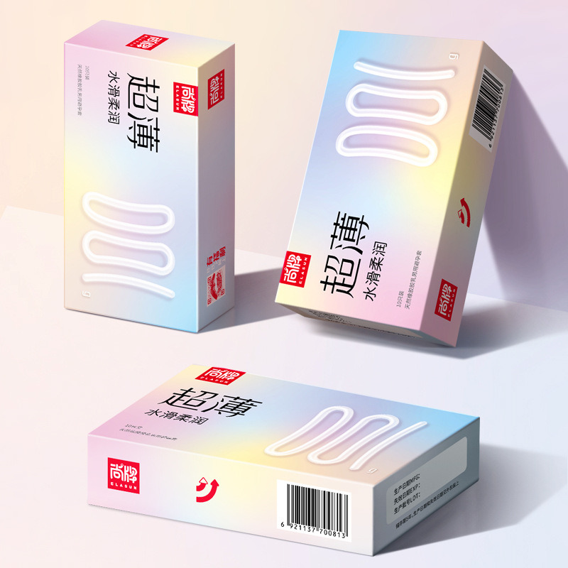 Shang Brand Ultra Thin 001 Water Sliding and Soft [10 Pack]]