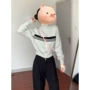 修身撞色春秋季条纹毛衣