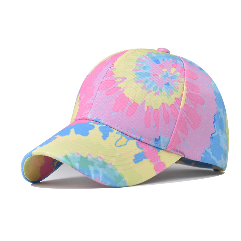 Nueva gorra de béisbol de color degradado impresión personalizada estilo chino tradicional pintura china gorra de béisbol al aire libre gorra de pico al por mayor