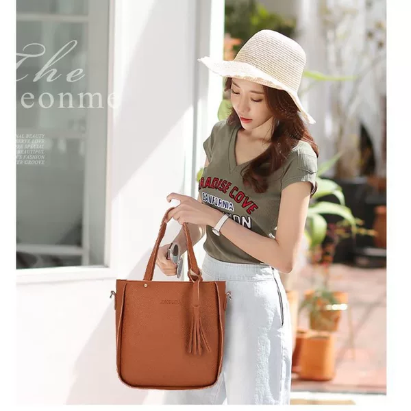 Wholesale 2024 new four-piece bag Korean fashion shoulder bag handbag women's bag messenger bag