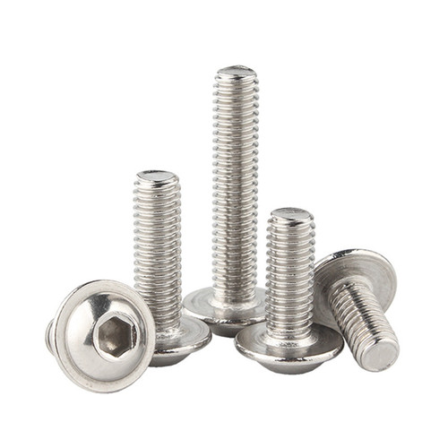 304 stainless steel hexagon socket screws with pads, round head screws with medium screws 7380.2M3M4M5M6M8M10M12