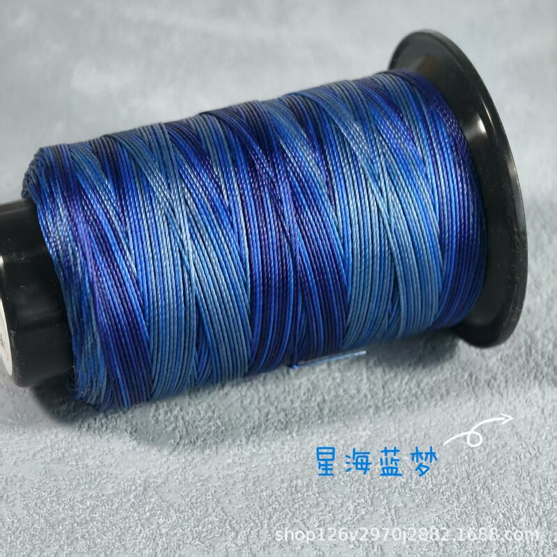 6股段染蜡线纯色圆蜡线手工编织diy手绳耐磨线材一卷约200米|undefined