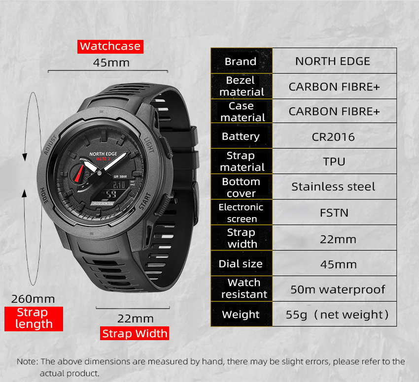 Reloj inteligente unisex deporte aire libre impermeable digital_voghion.com