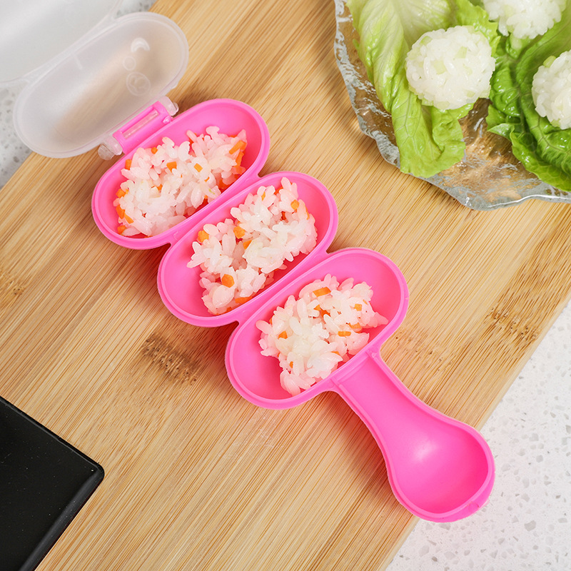 stampo per palline di riso a dondolo per alimenti per bambini complementare cibo palline di riso rotonde fai da te manufatto_voghion.com