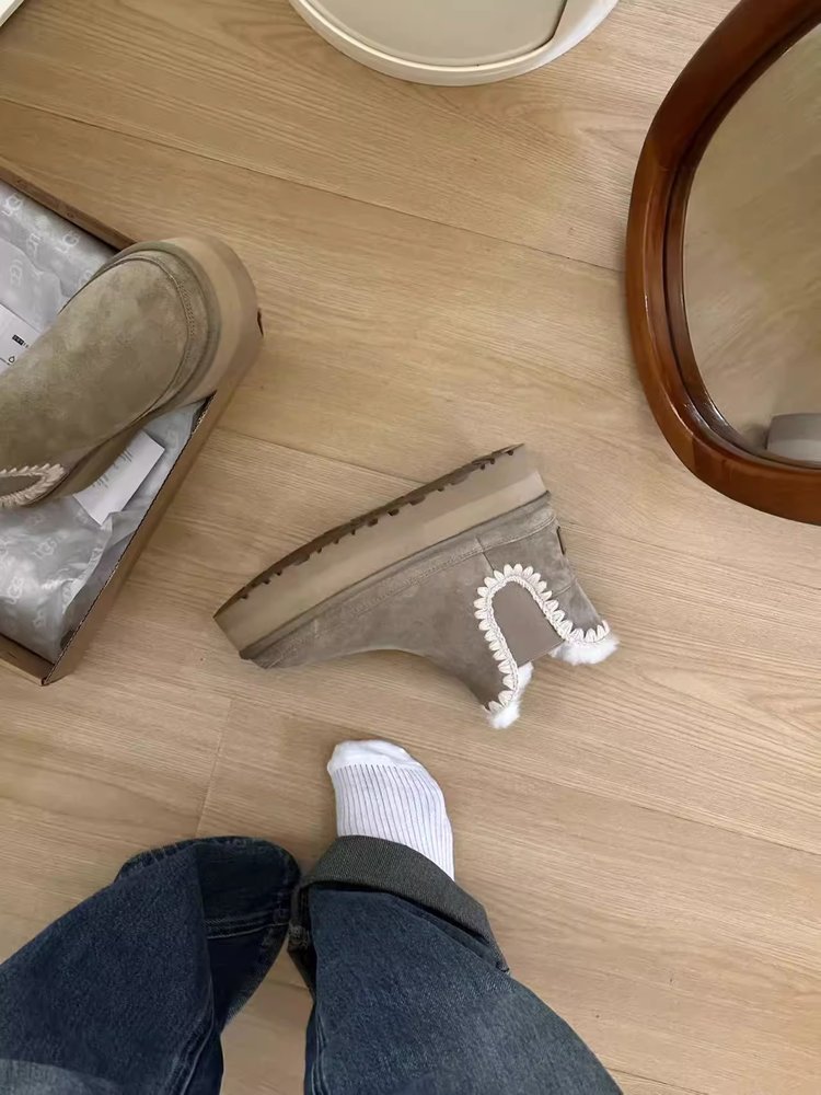 Stivali invernali da donna tutto in uno Stivali da neve Pan di Spagna Suole spesse Maggiore traspirabilità Scarpe casual_voghion.com