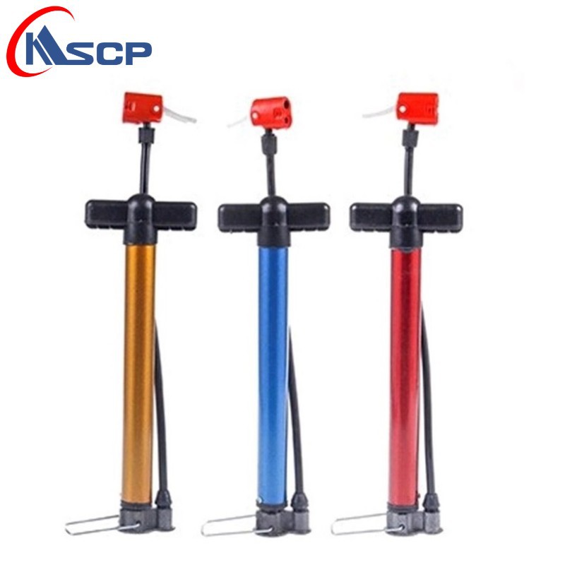 便携式球类打气筒自行车电车烤漆款 单车充气筒篮球打气筒配件