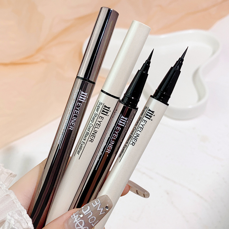 xixi smooth slim eyeliner daily long-lasting slim tip deep smooth waterproof sweat-proof eyeliner D507