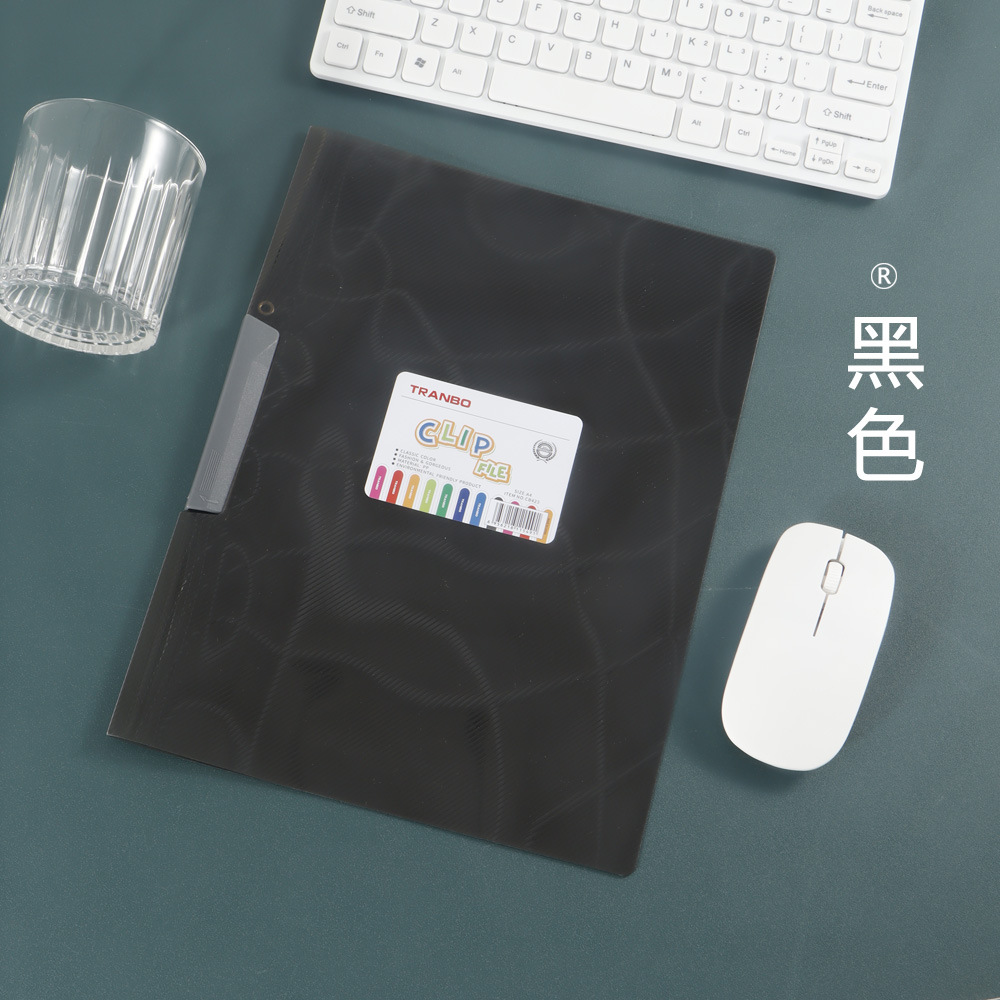 Carpeta PP tipo abrazadera lateral rotativa carpeta de datos de gran capacidad carpeta de datos de archivo de prueba especial para estudiantes