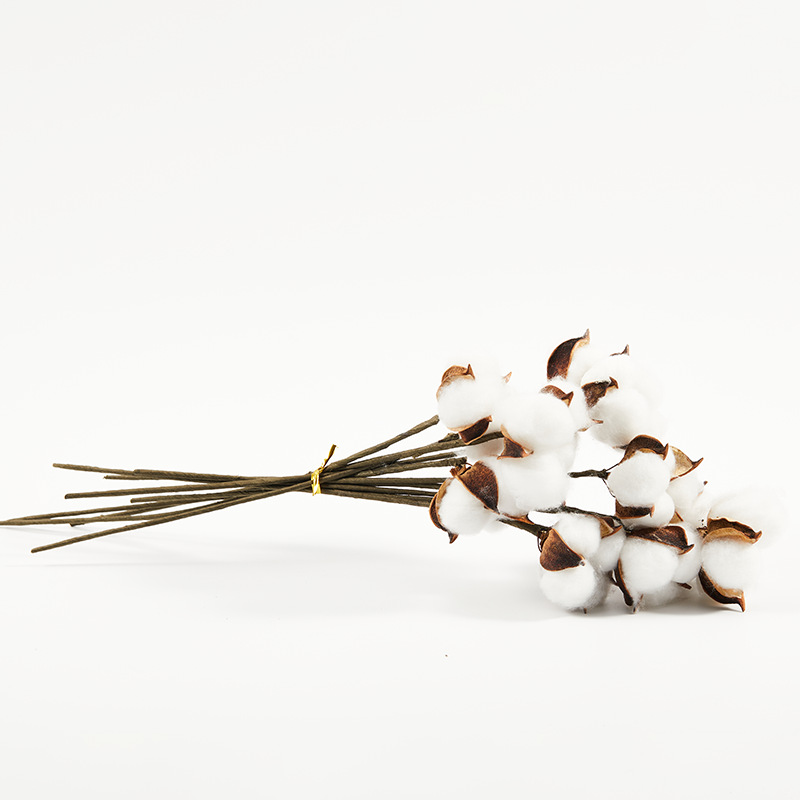 Madera de Navidad imitación de algodón falso adornos de Navidad floral ramo accesorios decoración de mesa hotel