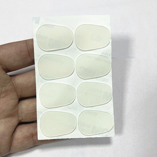 Almohadilla dental 0.8MM ovalada transparente 8 pieces/set; silicona; YS