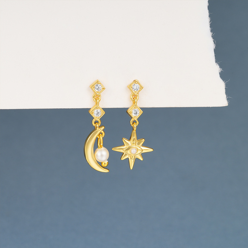 4g Weight 925 Sterling Silver Ear Needle Material Zircon Inlay Material Ear Studs Classification 1 Pair Quantity Holiday, Travel, Daily Occasion 925 Sterling Silver Material Geometric Pattern Women's Gender Tassel, Plating Design Simple Style Style 1 Pair 925 Sterling Silver Zircon Geometric Ear Studs 8