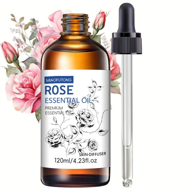 Специально разработано для трансграничного ухода за волосами с розовым маслом, эфирное масло розы, уход за волосами и кожей головы, гладкое и пушистое, уменьшает сухость и вьющиеся волосы.