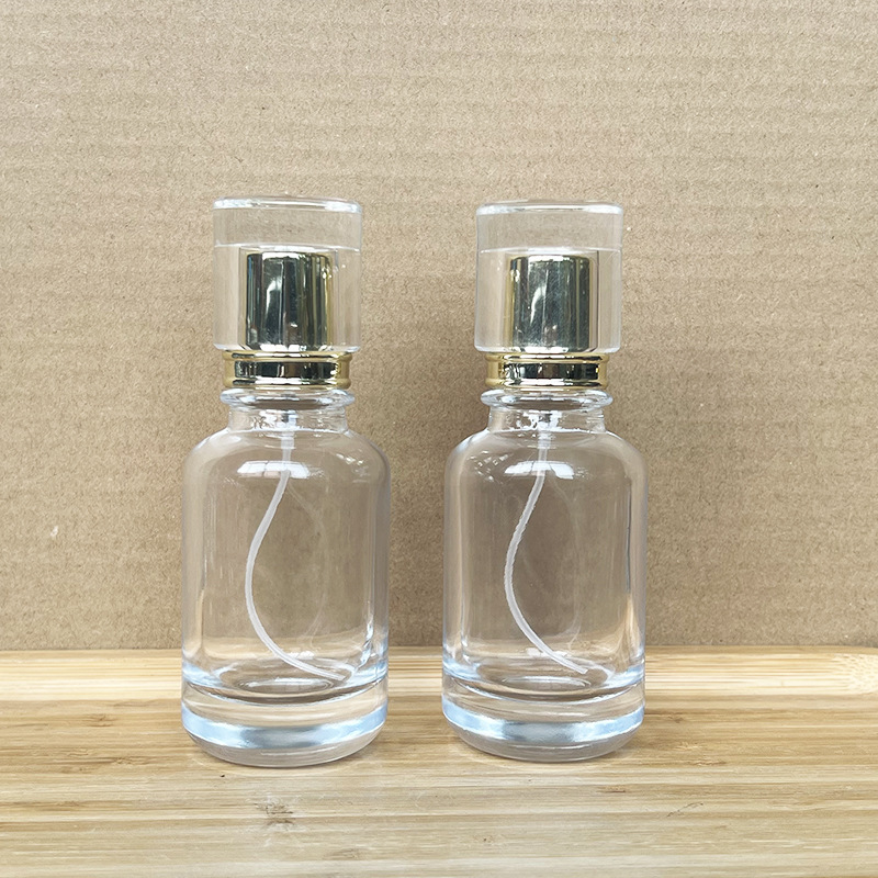 现货YY102-50ml-18卡口香水喷雾分装玻璃空瓶/化妆品便捷透明空瓶