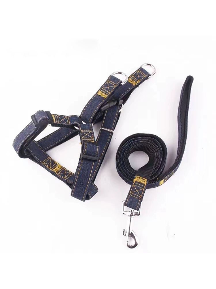 Поводок для собак, шлейка для собак больших, средних и маленьких размеров, поводок для собак, цепочка для собак, ошейник для собак, товары для домашних животных Тедди Голден Ретривер