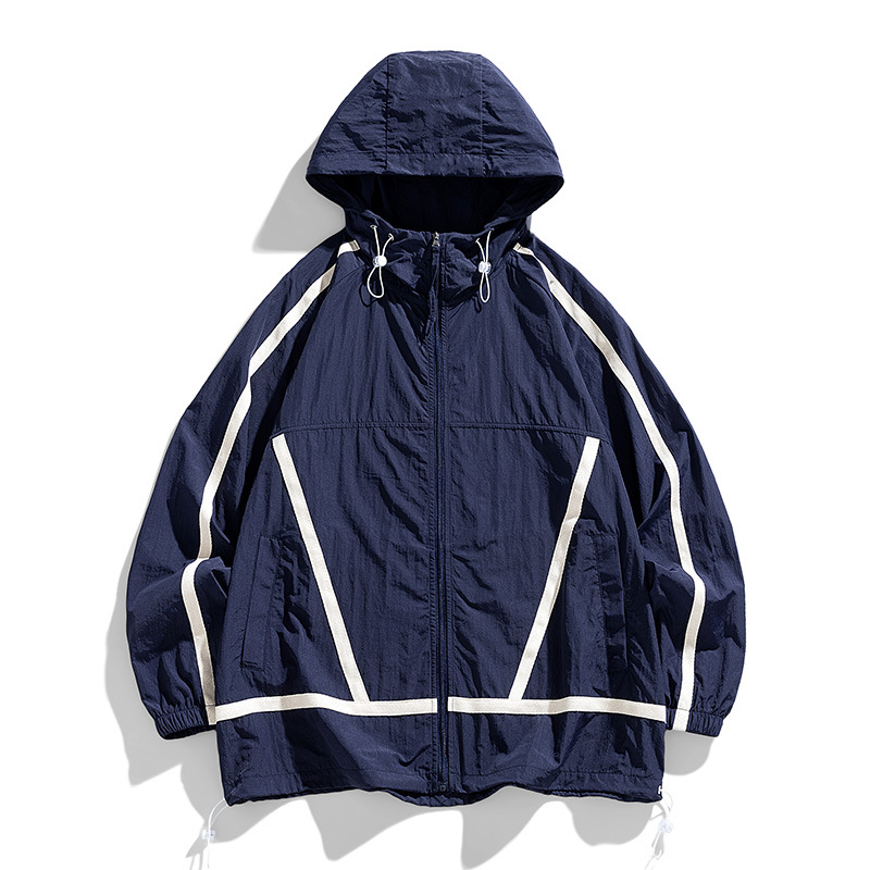 2024 new men's sun protection clothing riding fashion sun protection clothing skin clothing ultra-thin fishing clothing fashion coat wholesale