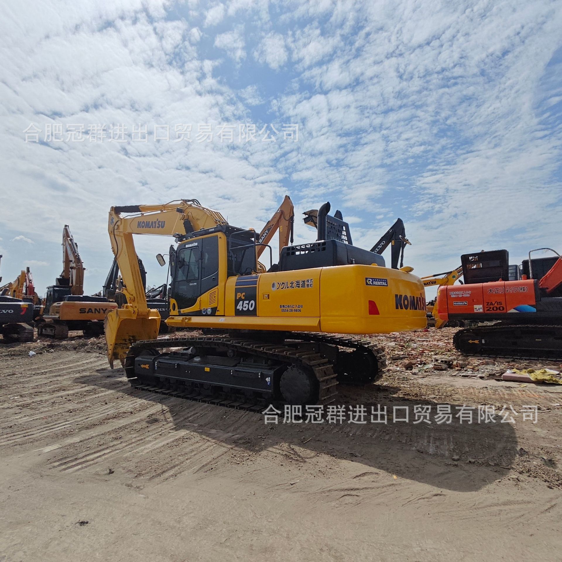 komatsu小松PC450pc400九成新挖掘机日立卡特沃尔沃三一