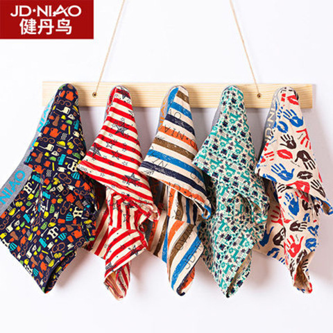 Jiandan Niao Men's Underwear, Pure Cotton Boxer Briefs, Breathable Printed Summer Large Size Shorts, Trendy Boxer Briefs