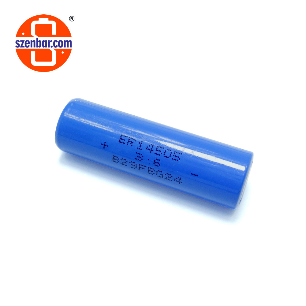 GPS定位器使用ER14505M 2200mAh 3.6V 锂亚电池 焊接组合带轴心线