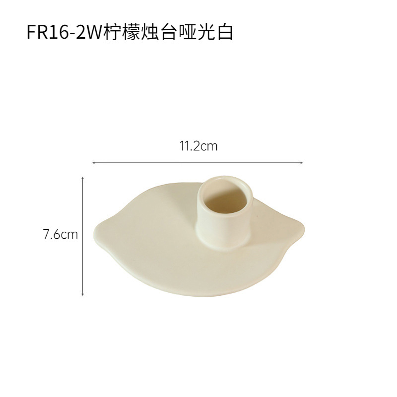 Adornos de candelabros de cerámica minimalista moderno transfronterizo, candelabros creativos para el hogar, artesanías de escritorio, adornos al por mayor