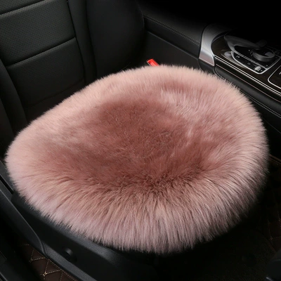 Wool pad Cushion Three-piece Set Thickened - wool-integrated-pad-square-mat-lotus-color