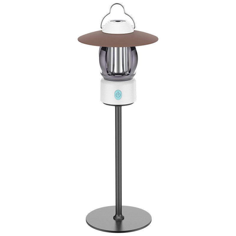 Luz de camping atmósfera multifuncional camping caballo lámpara recargable camping correa de lámpara soporte lámpara de patio doméstica atenuable