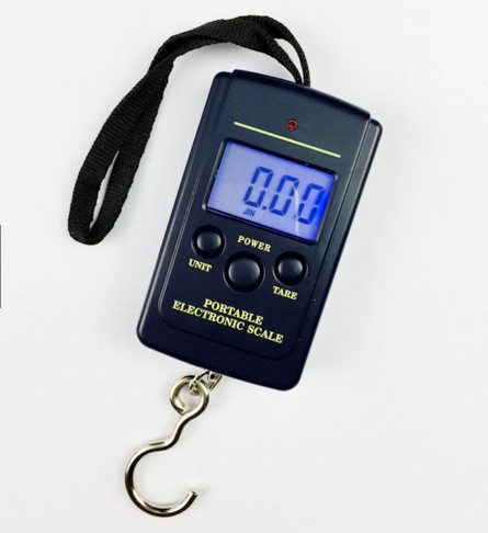 电子手提称 小方秤  手提电子秤中英文 挂秤 快递秤40KG A01