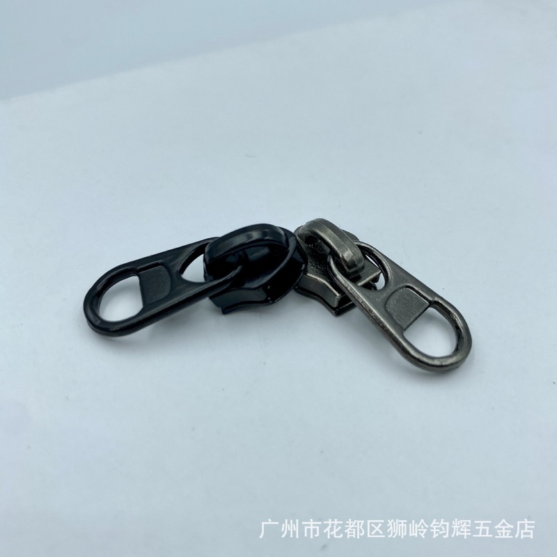 新品5 # ひも着メンズナイロンジッパーバッグ専用凹点ブラック5号ダブルホールショートプルオーバー|undefined