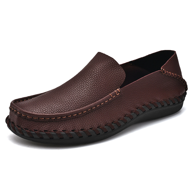 Fábrica directa de cuatro estaciones de comercio exterior zapatos de cuero zapatos de agujero zapatos de negocios zapatos casuales vacíos transpirables zapatos de hombre en stock