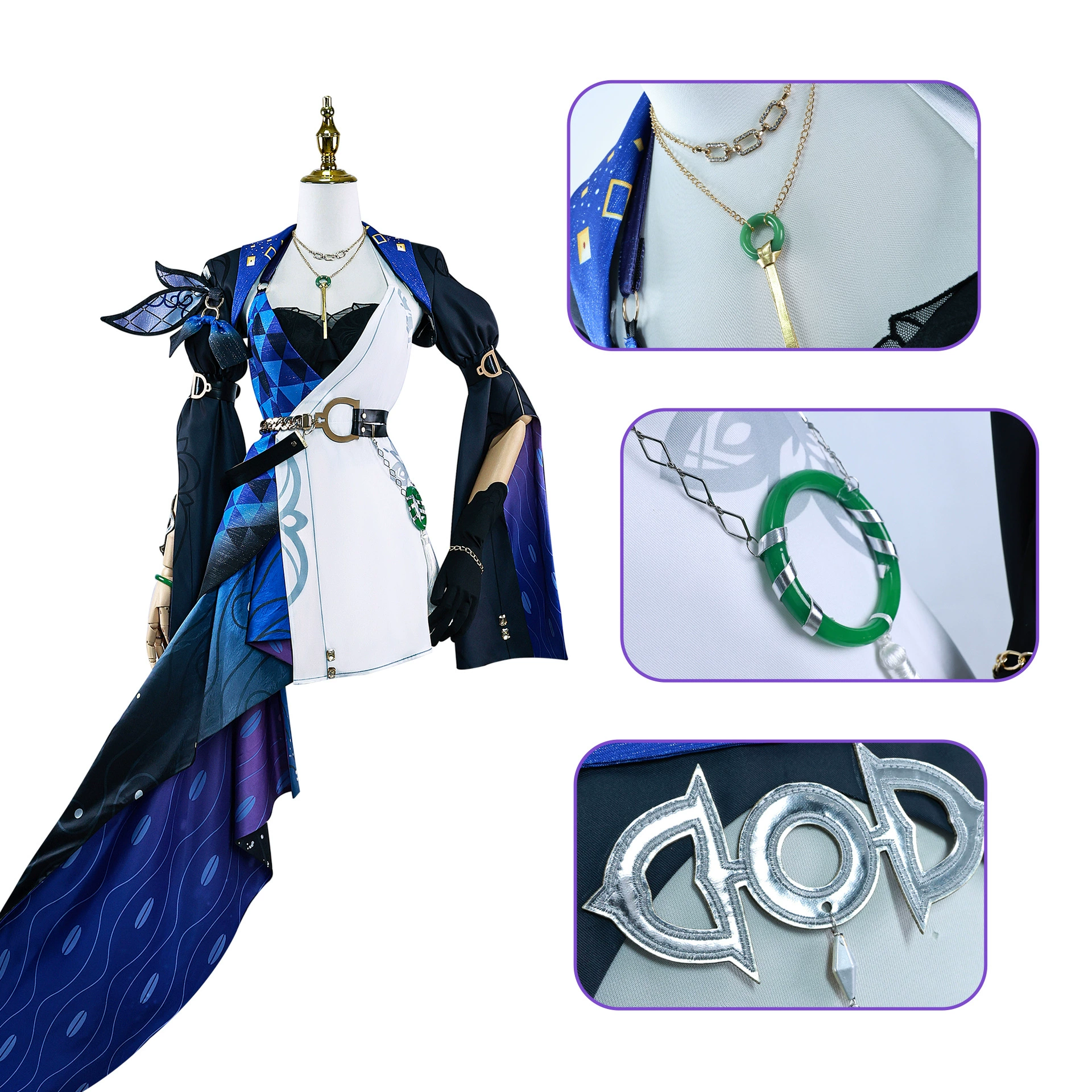 Звёздная купольная COS Emerald COS Service Emerald COSPLAY двухмерная аниме ролевая игра
