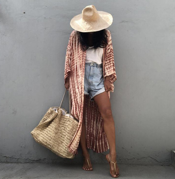 Cárdigan con estampado de rayón explosivo transfronterizo kimono blusa de bikini ropa de protección solar de vacaciones camisa de playa MB304