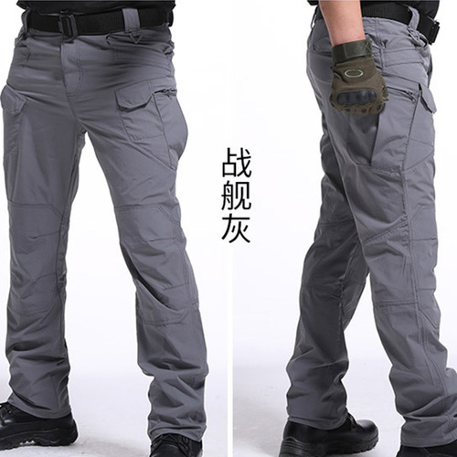 Thin quick-drying stretch cross-border tactical pants overalls assault training pants