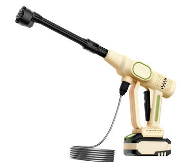 Brushless Car Wash Gun High-Pressure Car washing machine - new-775-high-voltage-lithium-battery-car-wash-water-gun-bare-metal
