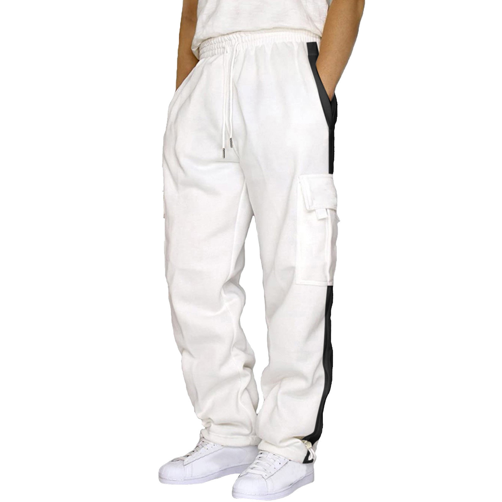 Herren Jogginghose Freizeithose Mit Vielen Taschen_voghion.com