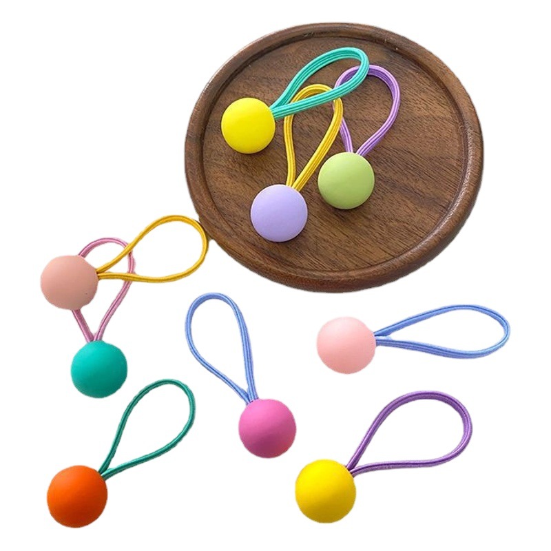 La banda de goma del lazo del pelo del bebé no lastima la banda del pelo alta cuerda elástica del pelo accesorios para el cabello de los niños pequeña cuerda del pelo del tirón tocado de las niñas