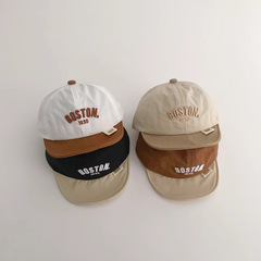 秋南 寶寶帽子夏季薄款字母速干軟檐男女童棒球帽潮嬰幼兒鴨舌帽