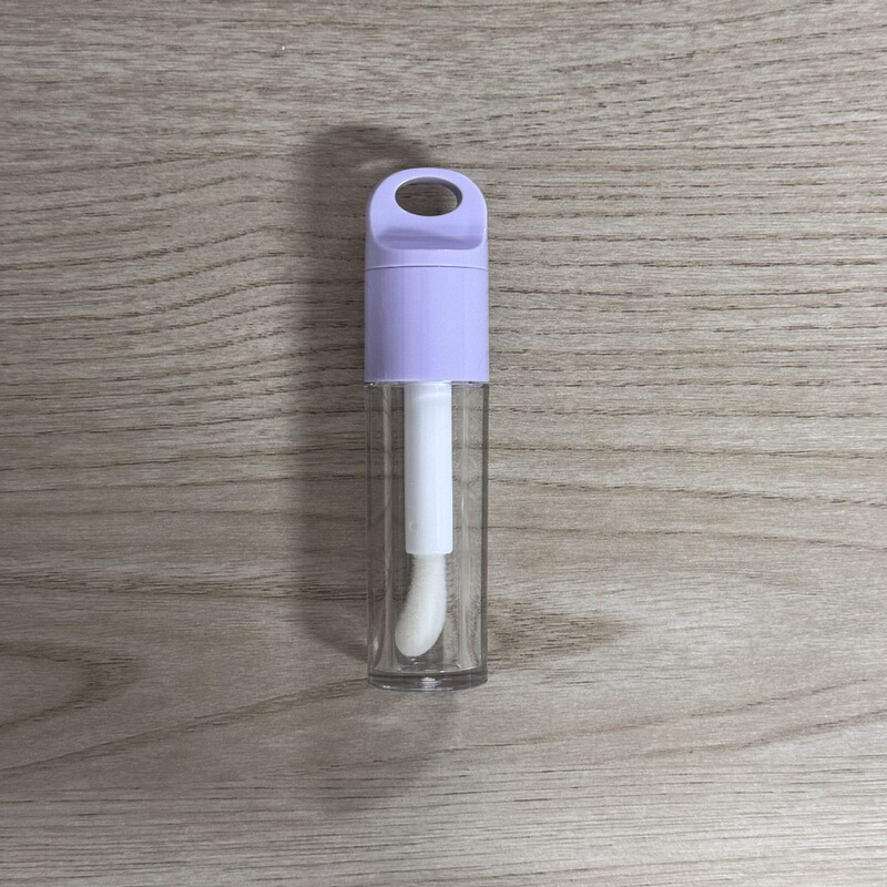 ピンクの鍵の頭の唇のカラーの管の空の管の唇の釉薬の管の透明な管の卸売りの現物の化粧の包装材|undefined