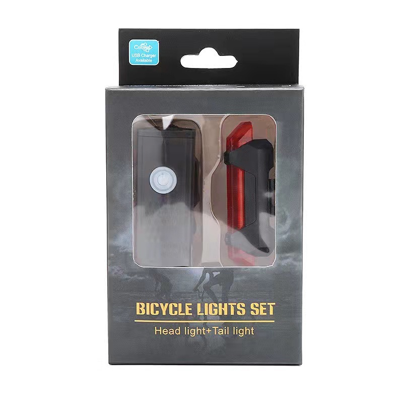 自転車ライトセット2255ヘッドライト夜行照明ライトUSB充電防水屋外自転車ライト自転車装備|undefined