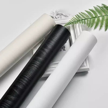 防水PVC木纹家具翻新贴纸自粘墙纸衣柜橱柜子桌子门装饰波音软片