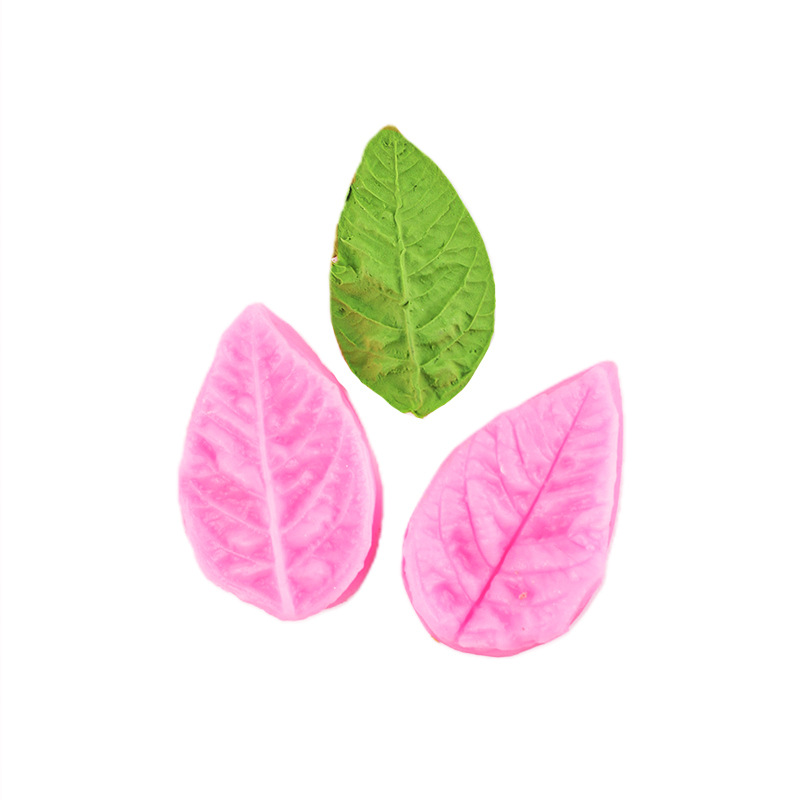 Hojas pétalos de rosa fondant molde de silicona peonía simulación flor AI su azúcar textura de doble cara azúcar flor molde de silicona