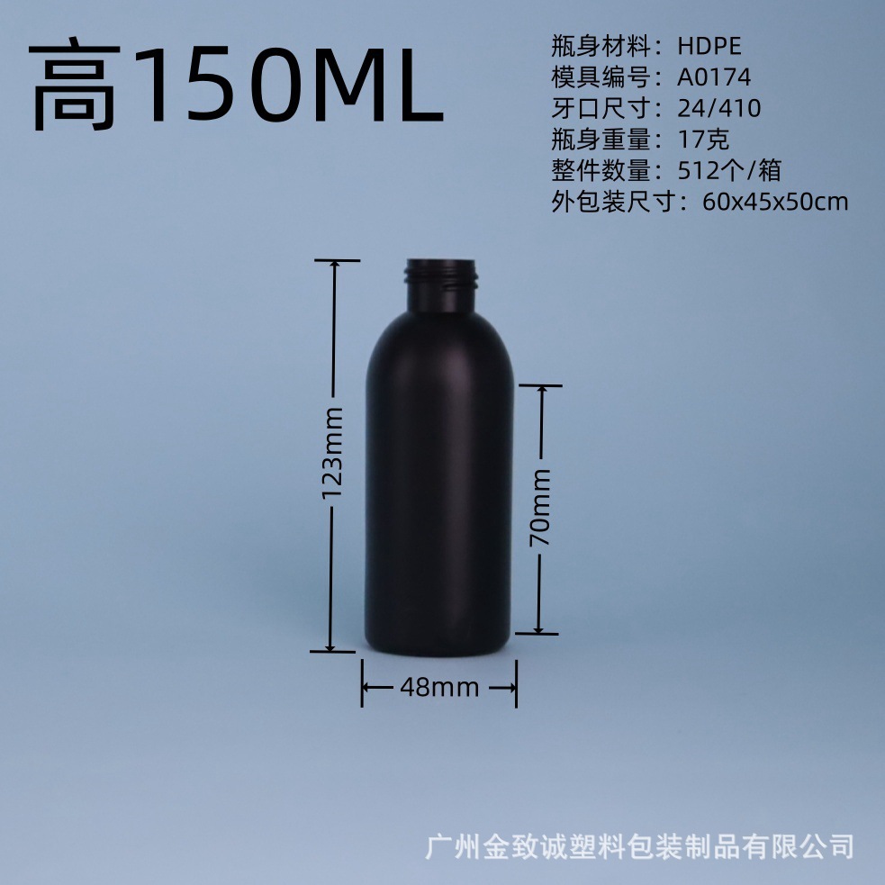 メーカー在庫あり HDPEプラスチック製丸肩黒色尖口遮光ボトル ネイルアートUV接着剤ボトル 絞り出しインクタンク